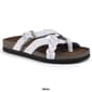 Womens White Mountain Harrington Footbed Slide Sandals - image 11