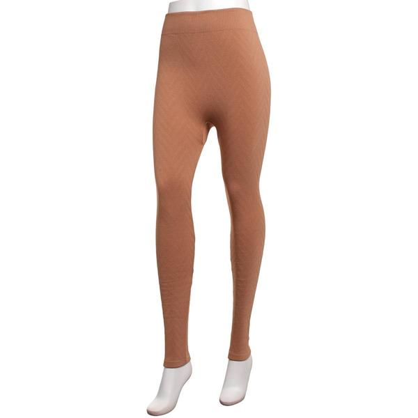 Womens Runway Ready Chevron Fleece Lined Leggings