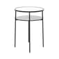 9th & Pike® Round Glass And Metal Layered Accent Table - Set Of 2 - image 5