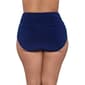 Plus Size TrimShaper Solid High Waist Shirred Swim Bottoms - image 2