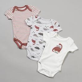 Baby Boy &#40;NB-9M&#41; baby views&#40;R&#41; 3pk. Snuggle Saurus Bodysuits