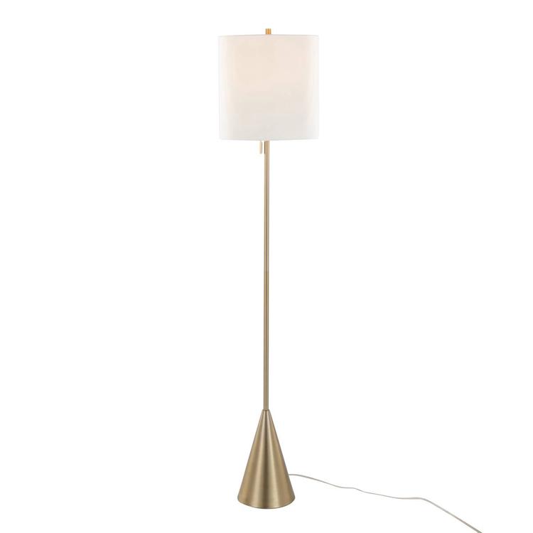 LumiSource Cone 64in. Contemporary Metal Floor Lamp