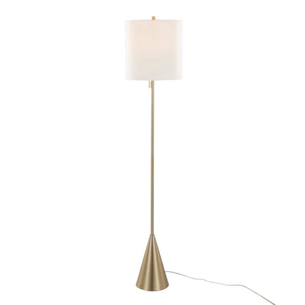 LumiSource Cone 64in. Contemporary Metal Floor Lamp