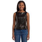 Juniors Love Tree Pleather Corset Top with Skinny Belt - image 1