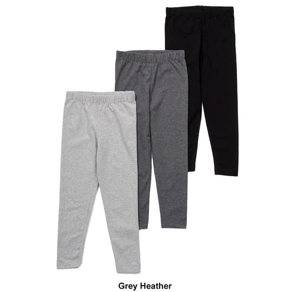 Girls &#40;4-6x&#41; Star Ride&#174; 3pk. Solid & Marled Leggings