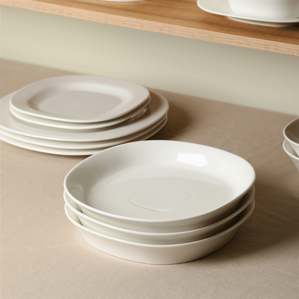 Stone Lain Quadro 4pc. Pasta Bowl Porcelain Set