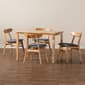 Baxton Studio Norwin Mid-Century 5pc. Dining Set - image 9