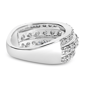 Haus of Brilliance 2ctw. Lab Grown Diamond 3 Row Band Ring - image 2