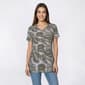 Womens Hasting & Smith Short Sleeve Tropical V Neck Tee - image 2