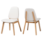 Baxton Studio Hudson Boucle Upholstered Dining Chair - Set of 2 - image 1