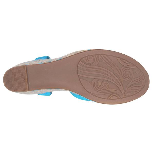 Womens Impo Teshia Memory Foam Stretch Wedge Sandals