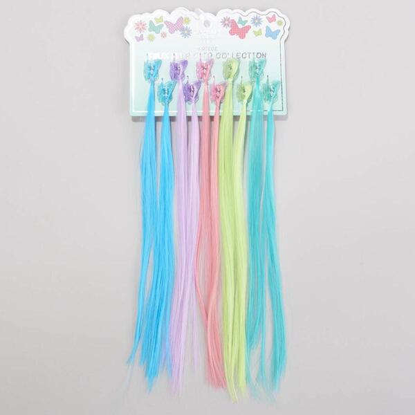 Girls Capelli New York 10pc. Butterfly Shape Faux Hair Claw Clips - image 
