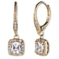 Anne Klein Gold-Tone & Crystal Drop Earrings - image 1