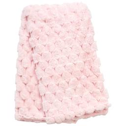 Maison Des Fleurs(R) Honeycomb Faux Fur Reversible Blanket-Blush