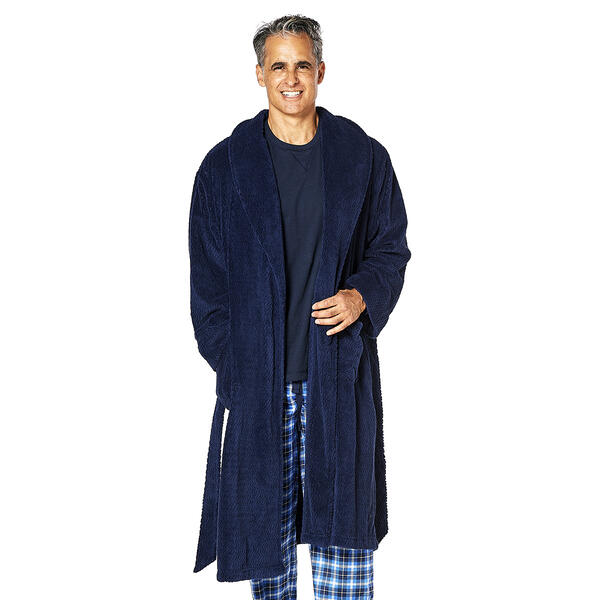 Mens Preswick & Moore&#40;R&#41; Solid Velvet Robe - image 