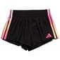 Girls (7-16) adidas(R) Solid/Ombre 3 Stripe Mesh Shorts - image 1