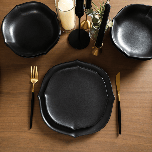 Stone Lain Baskerville 12pc. Stoneware Dinnerware Set