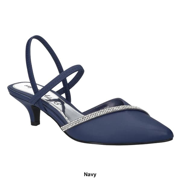 Womens Easy Street Unna Kitten Heel Pumps
