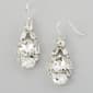Rosa Rhinestones Art Deco Drop Earrings - image 1