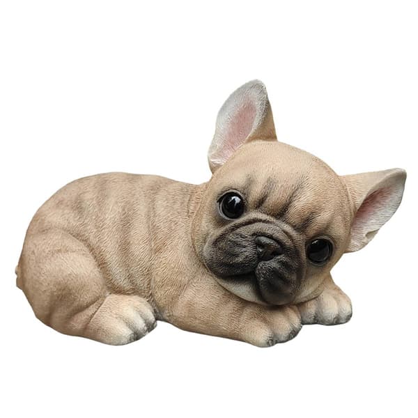 Hi-Line Gift Resting French Bulldog Garden Statue