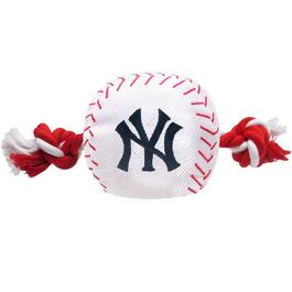 MLB New York Yankees Baseball Rope Toy