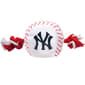 MLB New York Yankees Baseball Rope Toy - image 1