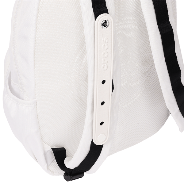 Crocs™ Back to School White Backpack with Sports Jibbitz™ Charms