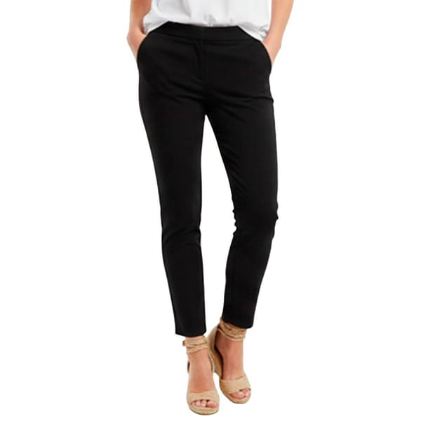 Plus Size Emaline Emma Tech Stretch Tummy Control Ankle Pants