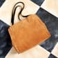 American Leather Co. Lenox Stud Suede Satchel - image 1