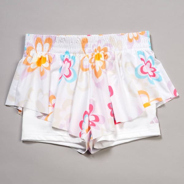 Girls (7-16) adidas(R) Floral Allover Print Flowy Short - image 