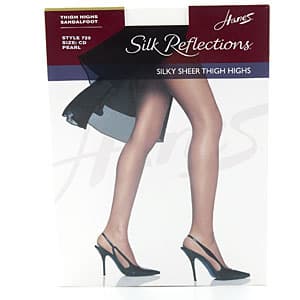 Womens Hanes® Silk Reflections Sheer Thigh High Hosiery