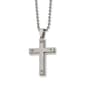 Mens Gentlemen's Classics&#40;tm&#41; Classic Steel Cross Necklace - image 1