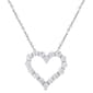 Nova Star(R) 2ctw. Sterling Silver Lab Grown Diamond Heart Pendant - image 1