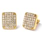 Haus of Brilliance 14kt. Gold 1/2ctw. Diamond Cluster Earrings - image 1
