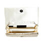 Jessica McClintock Metal Mesh Roll Bag - image 3