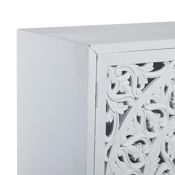 9th & Pike&#174; White Chinese Red Pine Cabinet