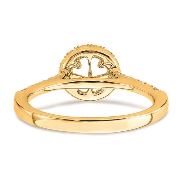 Pure Fire 14kt. Gold Promise Lab Grown Diamond Halo Ring