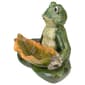 Northlight Seasonal 14in. Frog Birdfeeder Outdoor Garden Statue - image 4