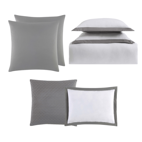 Truly Soft Everyday Hotel Border 7pc. Duvet Set