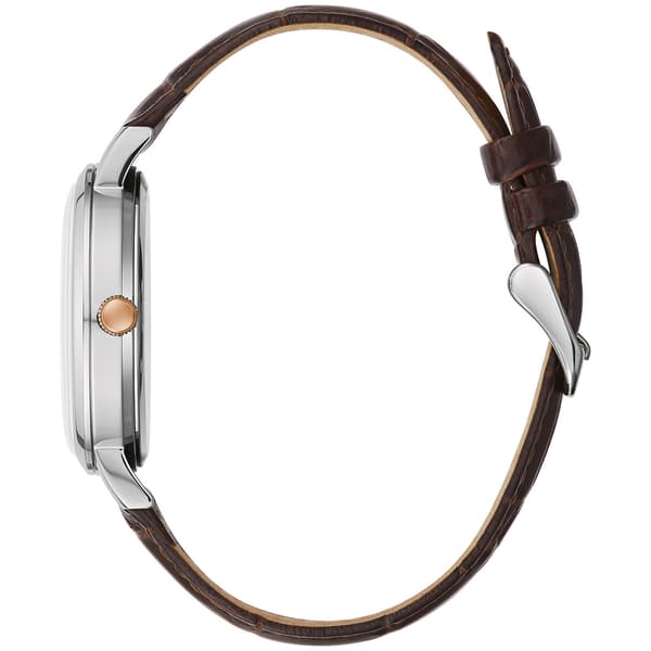 Mens Caravelle by Bulova Brown Leather Watch - 44A118