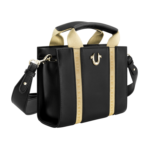 True Religion Licensed Faux Leather Mini Tote Bag