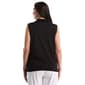 Plus Size Rafaella® Sleeveless Collared Polo - image 2