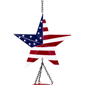 Northlight Stars and Stripes Patriotic Outdoor Garden Windchime - image 5