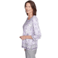 Petite Alfred Dunner Crystal Springs Kaleidoscope Blouse - image 4