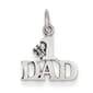 Mens Gold Classics(tm) 14kt. White Gold #1 Dad Pendant - image 1
