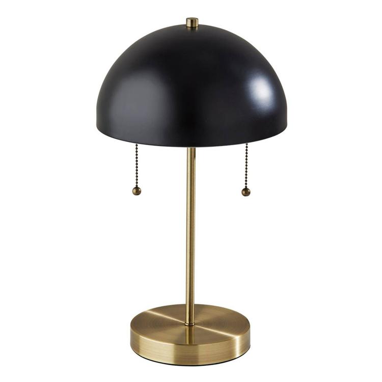 Adesso Bowie Black Table Lamp