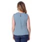 Womens 24/7 Comfort Apparel Medallion Sleeveless Blouse - image 3