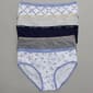 Womens Laura Ashley(R) 5pk. Cotton Bikinis Panties LS9540-5PKJG - image 1