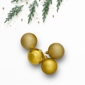 Northlight 12ct Gold Shatterproof 4-Finish Christmas Ornaments - image 3