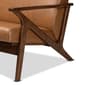 Baxton Studio Bianca Modern Wood & Faux Leather Effect Loveseat - image 6